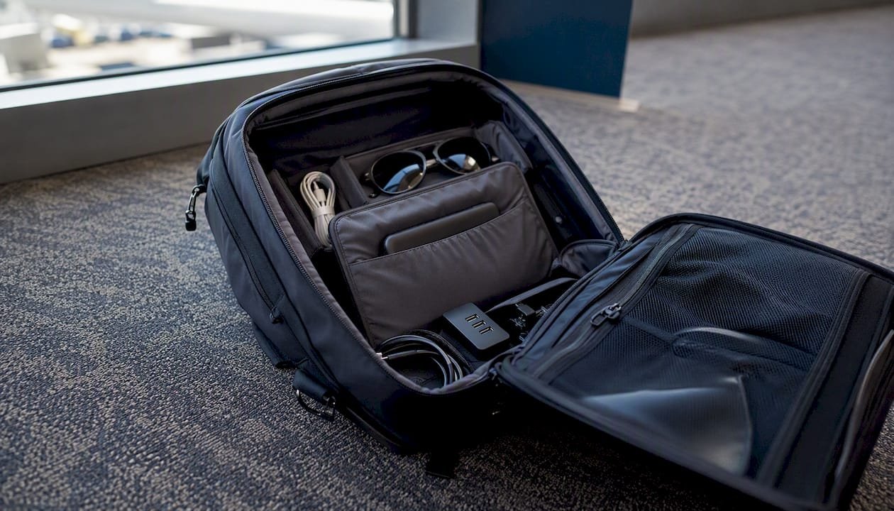 Power bank packed safely in cabin bag