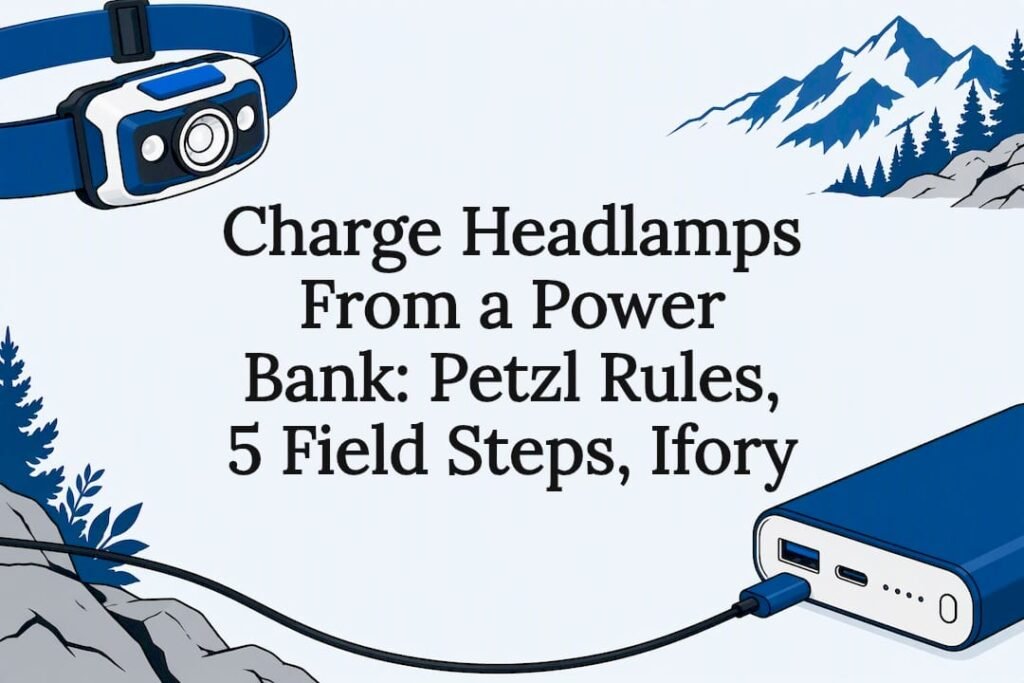 Decorative headlamp charging title card