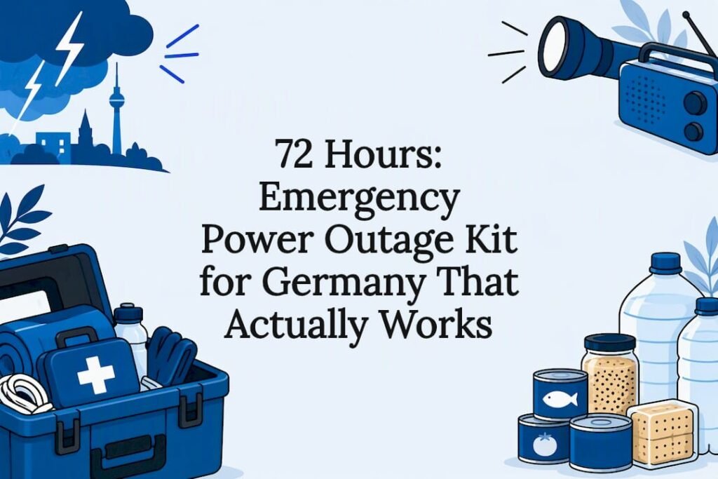 Emergency outage kit title card illustration