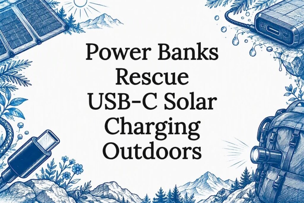 USB-C solar charging outdoors title card