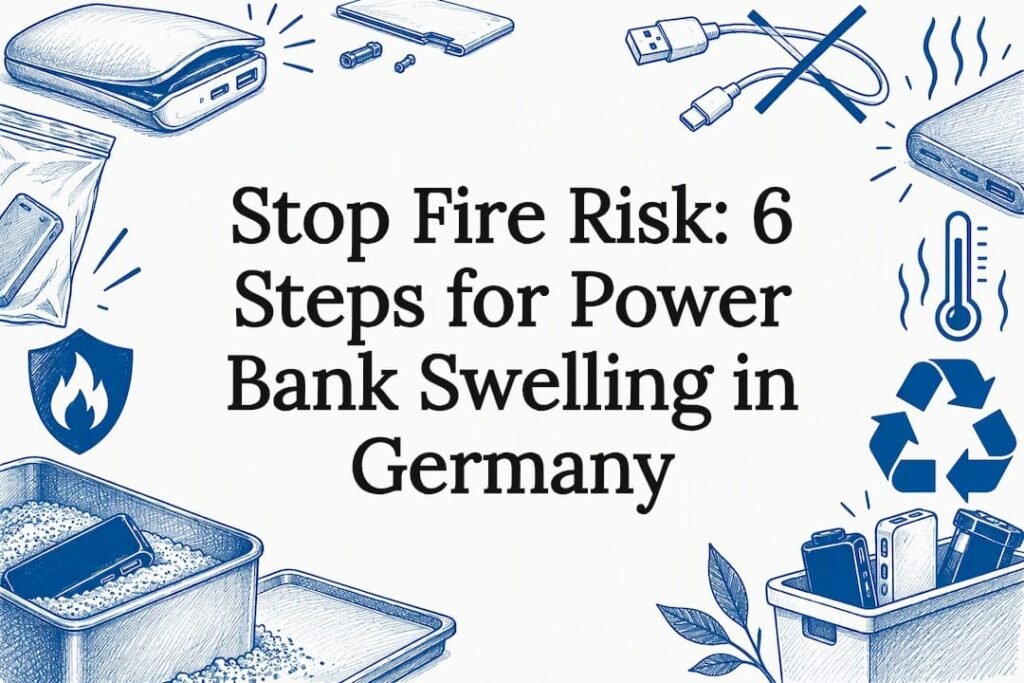 Decorative power bank safety title card