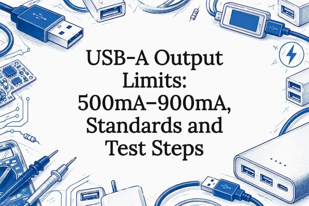 Decorative USB-A standards title card